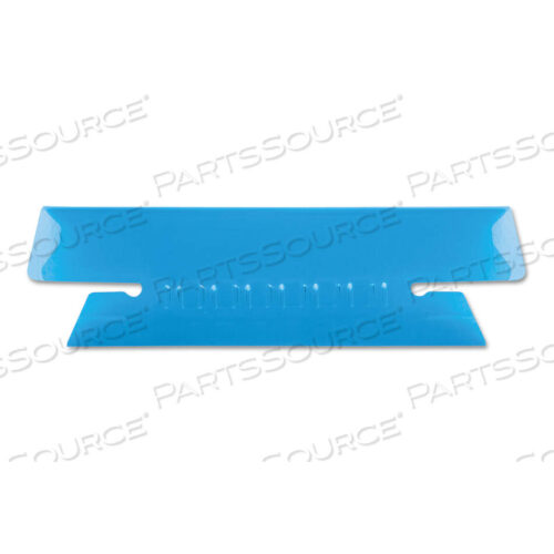 OEM#: 43 1/2 BLUПРОЗРАЧНЫЕ ЦВЕТНЫЕ ЯЗЫЧКИ ДЛЯ ПОДВЕСНЫХ ПАПОК, РАЗРЕЗ 1/3, СИНИЕ, ШИРИНА 3,5, 25 ШТ. В УПАКОВКЕ от Esselte Pendaflex Corp.