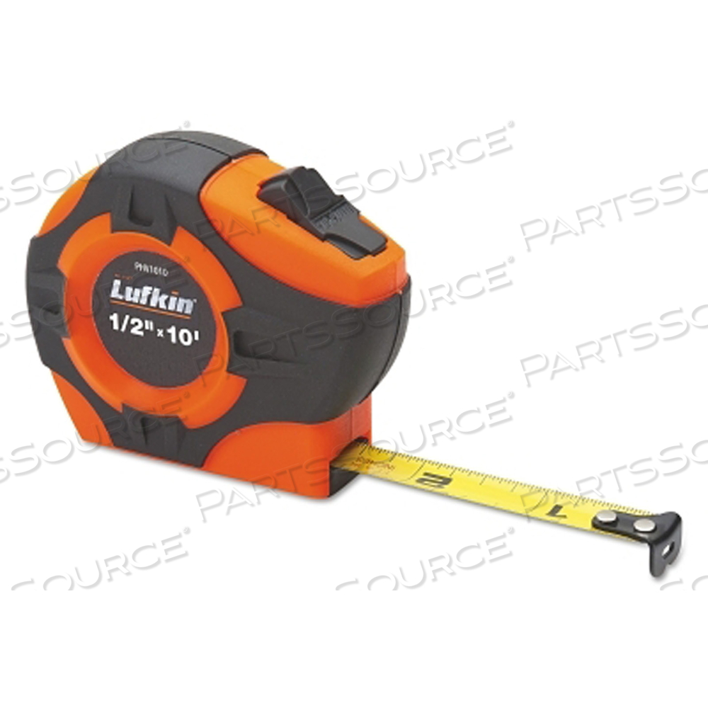 OEM#: PHV1433NP1000 SERIES POWER TAPE, 1 ДЮЙМ ШИРИНА X 33 ФУТА ДЛИНА, SAE, ЖЕЛТОЕ ПОКРЫТИЕ A14, HI-VIZ ОРАНЖЕВЫЙ/ЧЕРНЫЙ от Lufkin