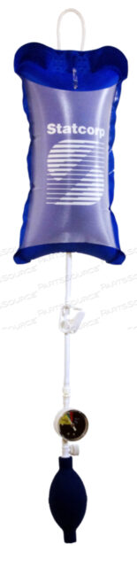 UNIFUSOR RE-SPOSIBLE 500CC INFUSION CUFF WITH ANEROID GAUGE AND THUMBWHEEL VALVE, 24/BX