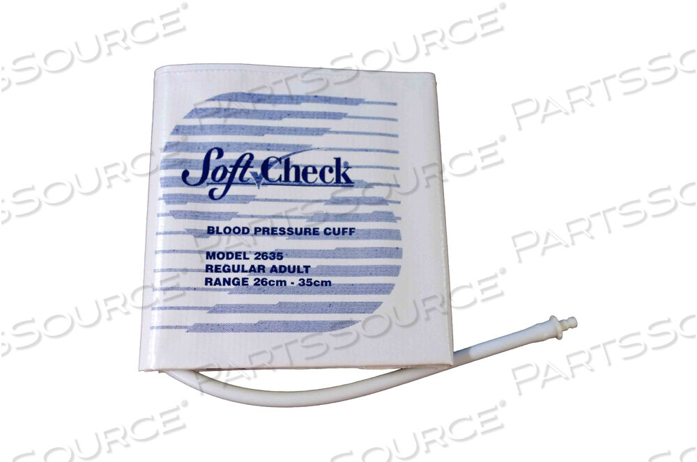 OEM#: VST2635HP-20SOFTCHECK VINYL DISPOSABEL BP CUFFS, ADULT 26 - 35 CM, SINGLE TUBE, PLASTIC BAYONET, 20/BOX by Spacelabs Healthcare