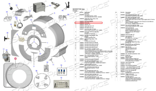 OEM#: 10568790ПЕРЕДНЯЯ КРЫШКА от Siemens Medical Solutions