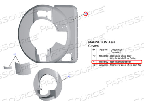 OEM#: 10568792ЗАДНЯЯ КРЫШКА ВСЕГО КОРПУСА от Siemens Medical Solutions