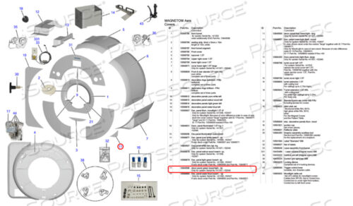 OEM#: 10849568 ДЕКОРАТИВНАЯ ПАНЕЛЬ ЗЕЛЕНАЯ НИЖНЯЯ/ПРАВАЯ - LAR от Siemens Medical Solutions