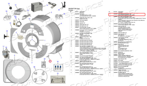 OEM#: 10849569 ДЕКОРАТИВНАЯ ПАНЕЛЬ СИНЯЯ НИЖНЯЯ/ПРАВАЯ - БОЛЬШАЯ от Siemens Medical Solutions