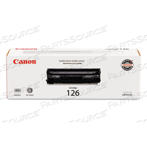 OEM#: 3483B0013483B001 (126) ТОНЕР, РЕСУРС 2100 СТРАНИЦ, ЧЕРНЫЙ от Canon (бытовая электроника)