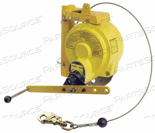 OEM#: MRW-100MAN ЛЕБЕДКА 100 ФУТОВ. 310 ФУНТОВ. ЖЕЛТАЯ от Gemtor