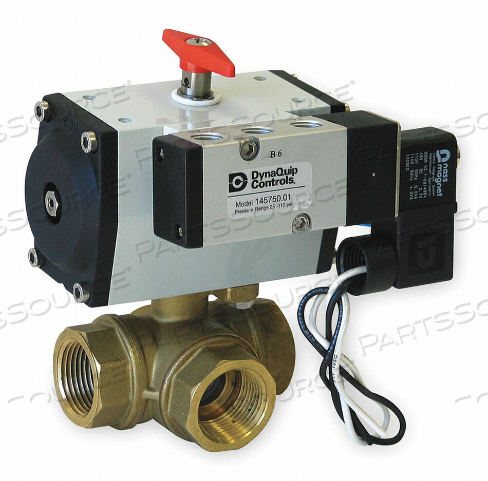 OEM#: PYHG5AUSR07510ШАРОВОЙ КЛАПАН 1 ДЮЙМ NPT С ПРУЖИННЫМ ВОЗВРАТОМ ЛАТУНЬ от Dynaquip Controls