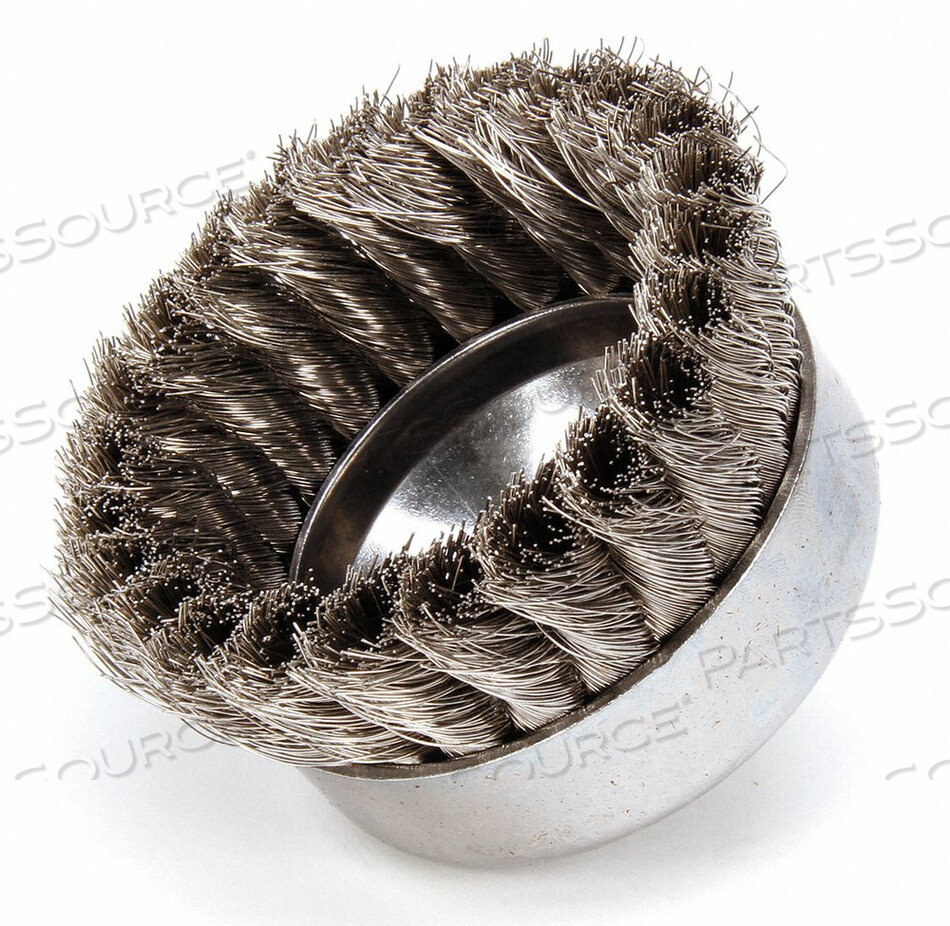 OEM#: 93442KNOT WIRE CUP BRUSH С РЕЗЬБОВЫМ ВИНТОМ 4 ДЮЙМА от Weiler
