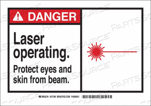 OEM#: 83908SAFETY SIGN LABEL 3-1/2 X 5 SELF-ADHES. by Brady Americas