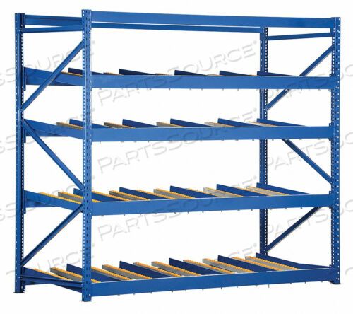 OEM#: FLOW-3-4GRAVITY RACK STARTER 84 H 96 W 36 D BLUE от Vestil Manufacturing Corp.