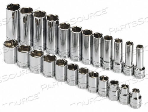 OEM#: 89024 НАБОР ГОЛОВОК МЕТРИЧЕСКИХ 3/8 ДЮЙМА DR 24 ШТ от SK Professional Tools