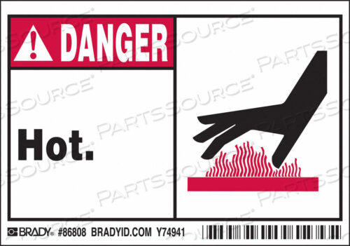 OEM#: 86808ЭТИКЕТКА МАШИНЫ/ОБОРУДОВАНИЯ 3-1/2INHX5INW PK5 от Brady Americas