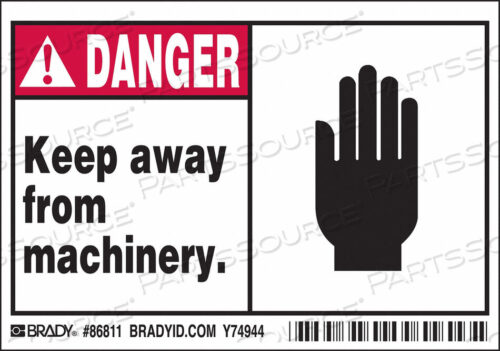 OEM#: 86811ЭТИКЕТКА МАШИНЫ/ОБОРУДОВАНИЯ 3-1/2INHX5INW PK5 от Brady Americas