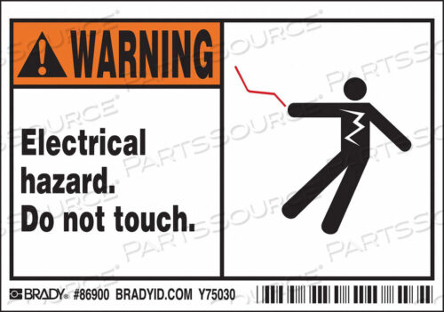OEM#: 86900MACHINE/EQUIPMENT LABL 3-1/2INHX5INW PK5 by Brady Americas