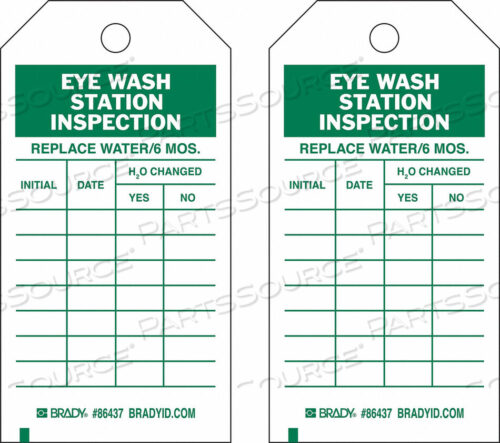 OEM#: 86499ИНСПЕКЦИОННАЯ бирка 7INHX4INW HD POLY. PK10 от Brady Americas