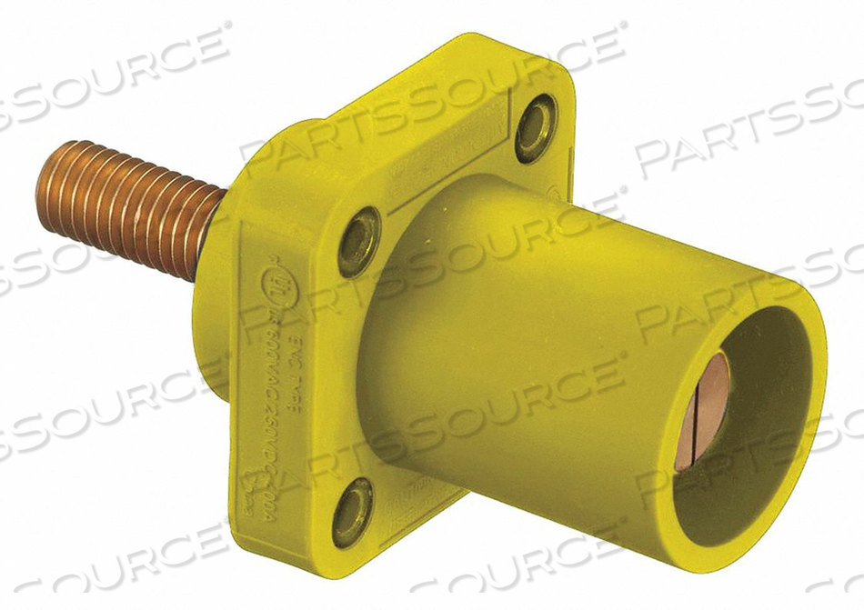 OEM#: HBLMRSYRECEPTACLE 4-4/0 НАРУЖНАЯ РЕЗЬБОВАЯ ШПИЛЬКА YLW от Hubbell Power Systems