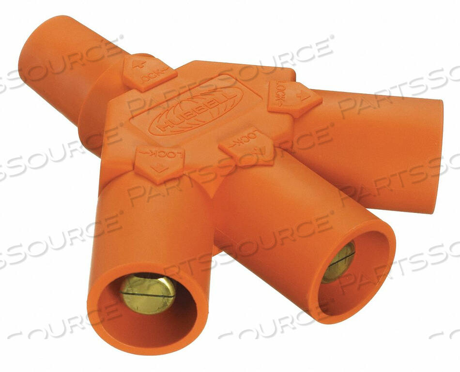 OEM#: HBLF3MOTRIPLE СОЕДИНИТЕЛЬ 600VAC/250VDC ORG TAPER от Hubbell Power Systems