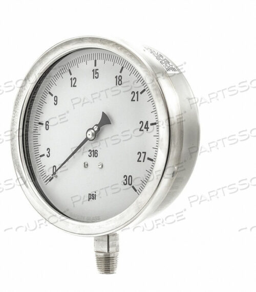 OEM#: 6001-2LCH8409 МАНОМЕТР ДЛЯ РАБОТЫ В УСЛОВИЯХ БОЛЬШОЙ НАГРУЗКИ 6 ДЮЙМОВ 30 PSI от PIC Gauges