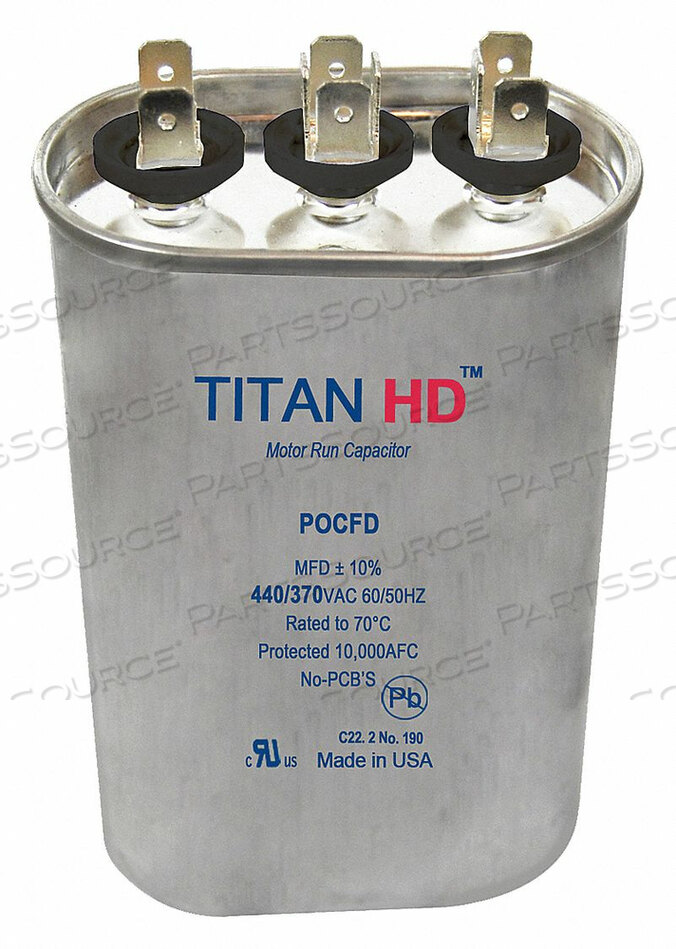 OEM#: POCFD355AMOTOR DUAL RUN CAP 35/5 MFD 440V OVAL от Titan HD
