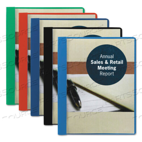 OEM#: 87455ПРОЗРАЧНАЯ ПЕРЕДНЯЯ КРЫШКА ДЛЯ ОТЧЕТА, ДВУХЗУБЧАТЫЙ ЗАСТЕЖОК, ЕМКОСТЬ 0,5, 8,5 X 11, ПРОЗРАЧНАЯ/ТЕМНО-СИНАЯ, 25/КОРОБКА от Smead