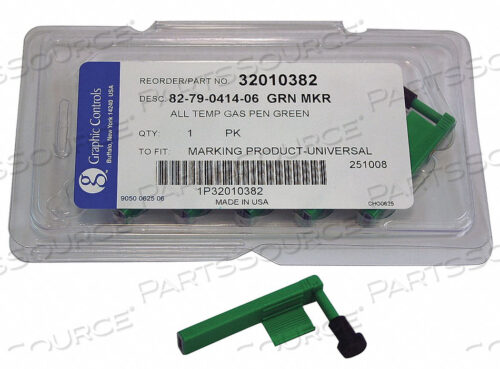 OEM#: 82-79-0414-06 - ЗЕЛЕНЫЙ ТЕМПЕРАТУРНЫЙ СЧЕТЧИК PENSCHART PEN GREEN PK6 от Graphic Controls, LLC