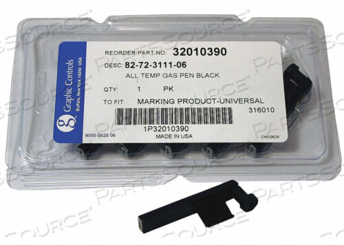 OEM#: 82-72-3111-06 - ЧЕРНАЯ СТАТИЧЕСКАЯ РУЧКА ДЛЯ АВТОПИШУЩЕЙ РУКИ ЧЕРНАЯ PK6 от Graphic Controls, LLC