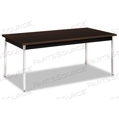 СТОЛ ДЛЯ ХОЗЯЙСТВ, ПРЯМОУГОЛЬНЫЙ, 72 Ш X 36 Г X 29 В, МОККО/ЧЕРНЫЙ