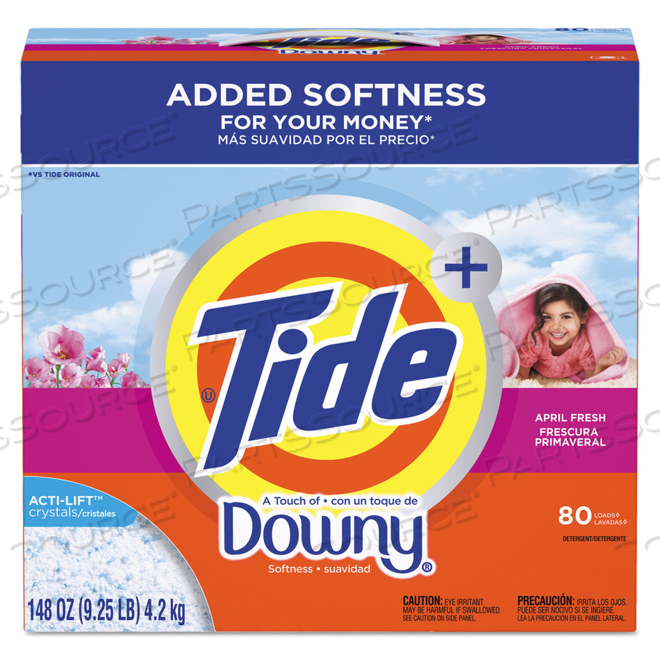 OEM#: 85002TOUCH OF DOWNY СТИРАЛЬНОЕ СРЕДСТВО, ПОРОШОК, APRIL FRESH, КОРОБКА 148 УНЦИЙ, 2/КОРОБКА от Tide