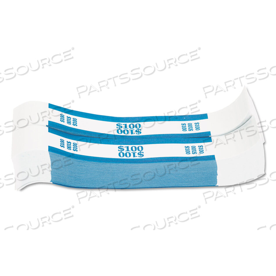 OEM#: 400100РЕМЕШКИ ДЛЯ ДЕНЕГ, СИНИЕ, 100 ДОЛЛАРОВЫМИ КУПЮРАМИ, 1000 ШТУК В УПАКОВКЕ от Pap-R Products
