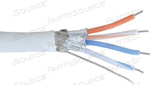 RS-485/DMX-512 24 AWG 2-ПАРАНЫЙ ДВОЙНОЙ ЭКРАНИРОВАННЫЙ КАБЕЛЬ ПЛЕНУМ НИЗКОЙ ЕМКОСТИ