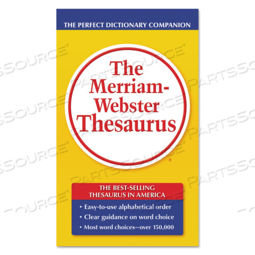 ТЕЗАУРУС MERRIAM-WEBSTER, СЛОВАРЬ-ПОДВЕСОК, МЯГКАЯ ОБЛОЖКА, 800 СТРАНИЦ