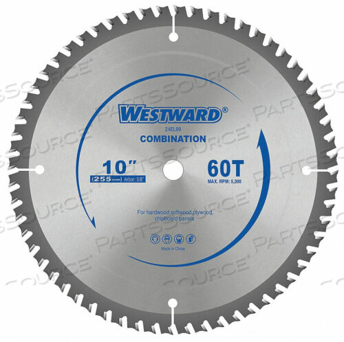 OEM#: 24EL99ДИСКОВЫЕ ПИЛЫ 10 ДЮЙМОВ 60T от Westward