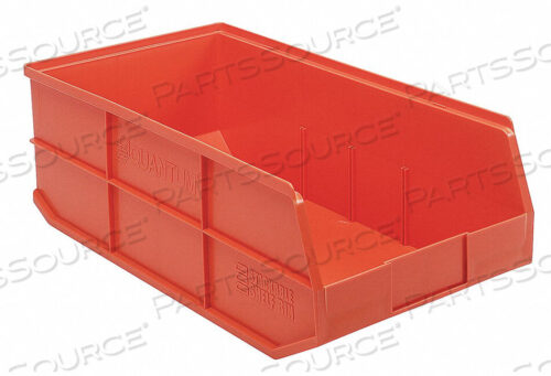 OEM#: SSB485ORG7052 SHELF BIN 11 IN W 7 IN H ORANGE by Quantum Storage Systems