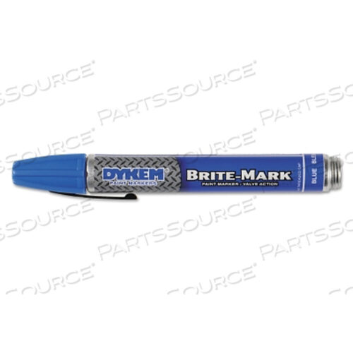 OEM#: 40001BRITE-MARK 40 ПЕРМАНЕНТНЫЙ МАРКЕР С РЕЗЬБОВЫМ КОЛПАЧКОМ/КОРПУСОМ, СИНИЙ, СРЕДНИЙ от Dykem
