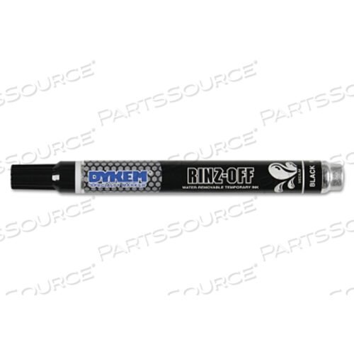 OEM#: 91109RINZ OFF WATER REMOVABLE TEMPORARY MARKER, ЧЕРНЫЙ, СРЕДНИЙ, С РЕЗЬБОВЫМ КОЛПАЧКОМ от Dykem