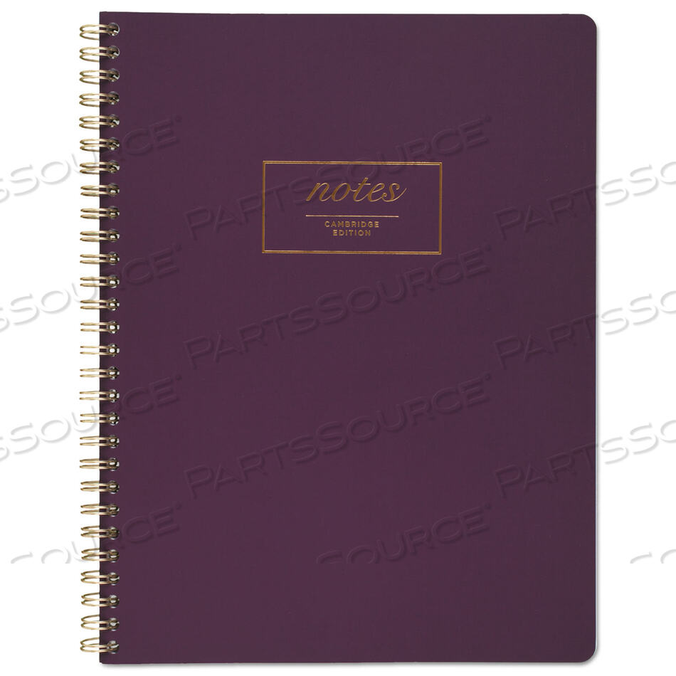OEM#: 49556БЛОКНОТ JEWEL TONE, ЗОЛОТОЙ ДВОЙНОЙ КЛАСС, 1 ПРЕДМЕТ, ШИРОКИЙ/ПРАВИЛА, ФИОЛЕТОВАЯ ОБЛОЖКА, 9,5 X 7,25, 80 ЛИСТОВ от Cambridge