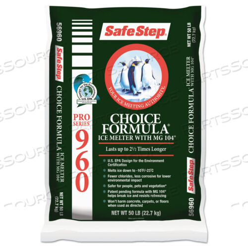 OEM#: 815411PRO ENVIRO ICE MELT, МЕШОК 50 ФУНТОВ, 49/ПАЛЛЕТ от Safe Step