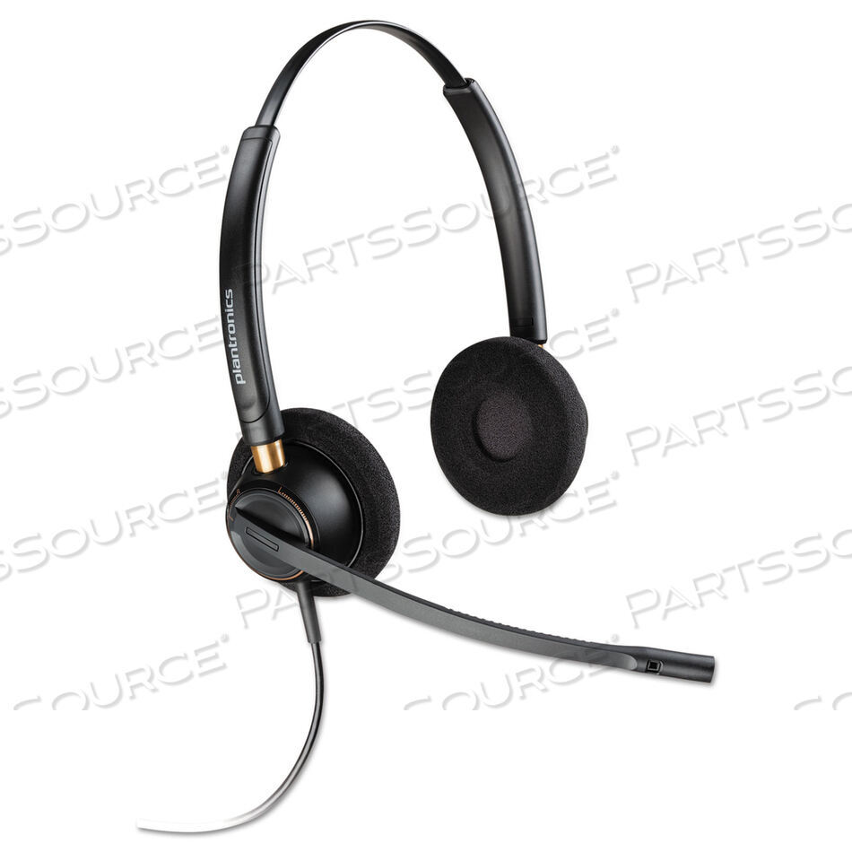 OEM#: 89434-01ENCOREPRO 520 БИНАУРАЛЬНАЯ НАКЛАДНАЯ ГАРНИТУРА, ЧЕРНАЯ от Plantronics