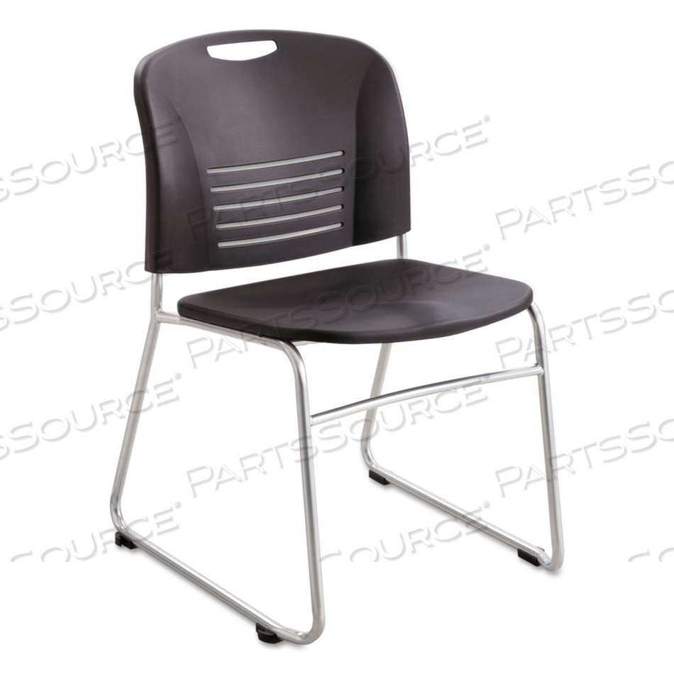 OEM#: 4292BLVY SERIES STACK CHAIRS, ПОДДЕРЖИВАЕТ ДО 350 ФУНТОВ, ВЫСОТА СИДЕНЬЯ 18,75, ЧЕРНОЕ СИДЕНЬЕ, ЧЕРНАЯ СПИНКА, СЕРЕБРИСТОЕ ОСНОВАНИЕ, 2 ШТ./КОРОБКА от Safco