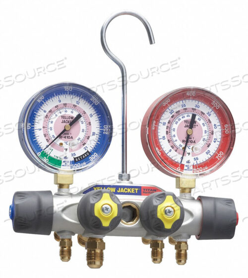 OEM#: 49962MECHANICAL MANIFOLD GAUGE SET 4-VALVE by Checkers