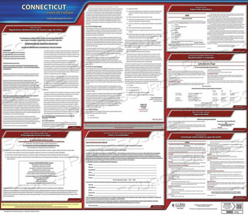 OEM#: 200-CTLABOR LAW ПЛАКАТ STATE LABOR LAW CT от J.J. Keller & Associates