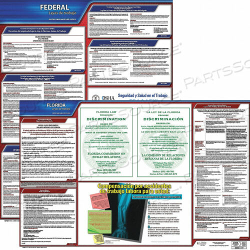 OEM#: 200-FL-3LABOR LAW POSTER FED/STA FL SP 20INH 3YR by J.J. Keller & Associates