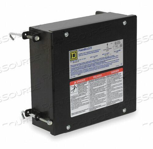 РАСПРЕДЕЛИТЕЛЬНАЯ КОРОБКА ШИНОПРОВОДА 100A 240VAC 3 ПОЛЮСА