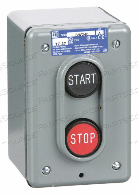 OEM#: 9001BW240КНОПОЧНАЯ СТАНЦИЯ УПРАВЛЕНИЯ ПУСК/СТОП 30 ММ, квадрат D