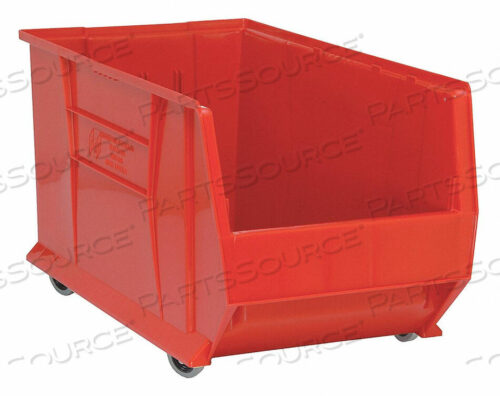 OEM#: QUS986MOBRDMOBILE HULK ПЛАСТИКОВЫЙ ШТАБЕЛИРОВАННЫЙ ЯЩИК, 16-1/2 Ш x 29-7/8 Г x 15 В, КРАСНЫЙ от Quantum Storage Systems