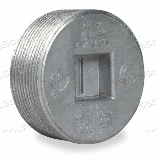 OEM#: CUP-6RECESSED PLUG HAZ LOC CF ALUMINUM 2 IN от Hubbell Power Systems