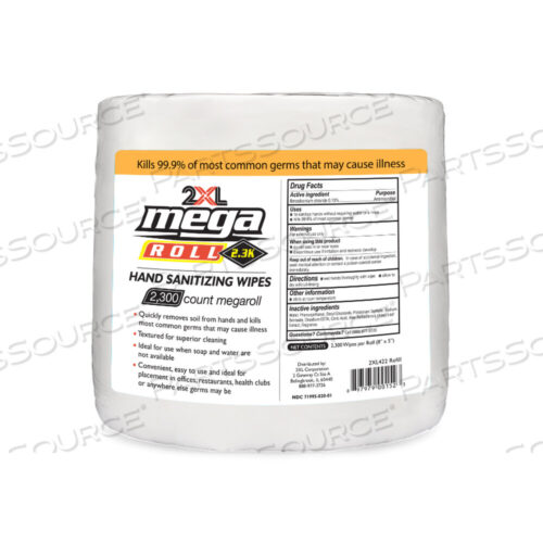 OEM#: 2XL422ДЕЗИНФИЦИРУЮЩИЕ САЛФЕТКИ 6 X 8 БЕЛЫЕ PK2 от 2XL Corporation