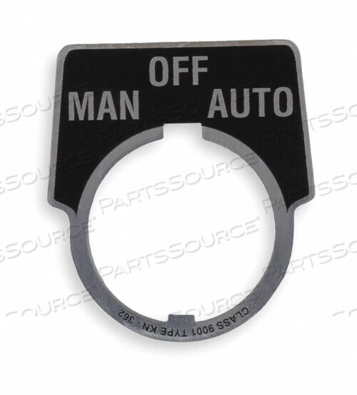 OEM#: 9001KN362 ЛЕГЕНДАРНАЯ ТАБЛИЧКА MAN./OFF/AUTO БЕЛАЯ/ЧЕРНАЯ от APC / American Power Conversion