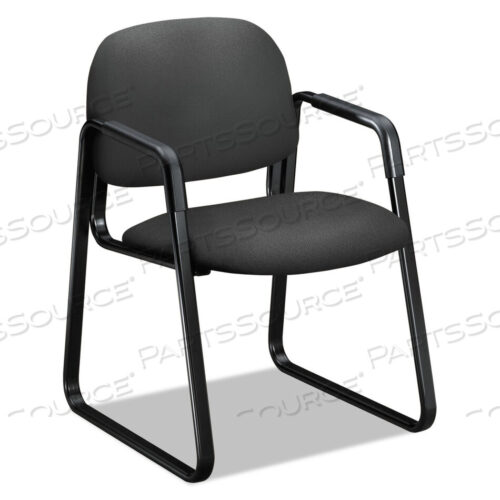 OEM#: H4008.CU19.TSOLUTIONS SEATING 4000 SERIES SLED BASE ГОСТЕВОЙ КРЕСЛО, ТКАНЕВАЯ ОБИВКА, 23,5 X 26 X 33, СИДЕНЬЕ/СПИНКА IRON ORE, ЧЕРНОЕ БАЗА от HON