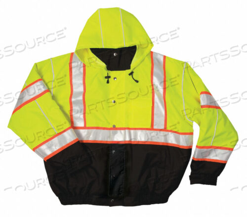 OEM#: JS119-2XКУРТКA-БОМБЕР HI-VIS LIME 2XL от ML Kishigo